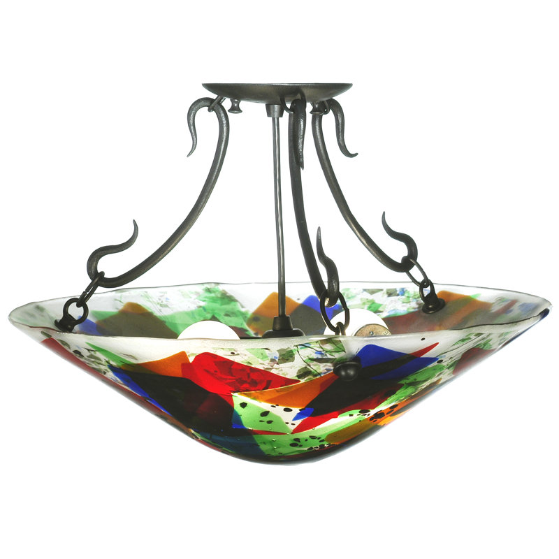 Metro Fusion Colorito 2 - Light Semi Flush Mount