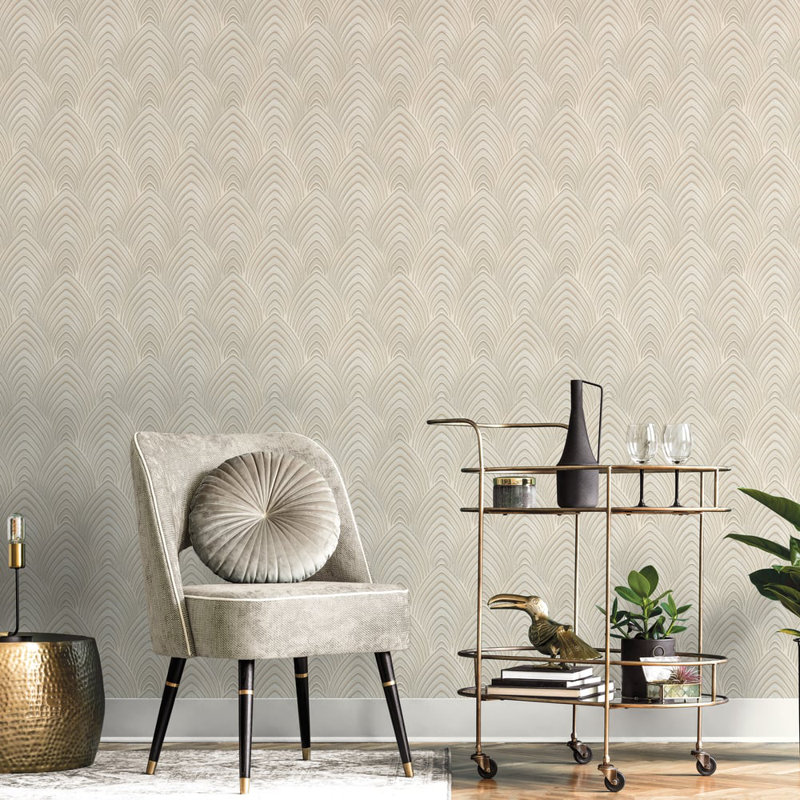 Utopia Collection Arch Array Wallpaper Roll, Blue