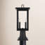 Lampadaire d'extérieur noir 7 po Mershon
