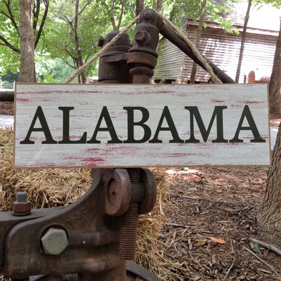 Cottage Farm Sign Alabama Wall Décor