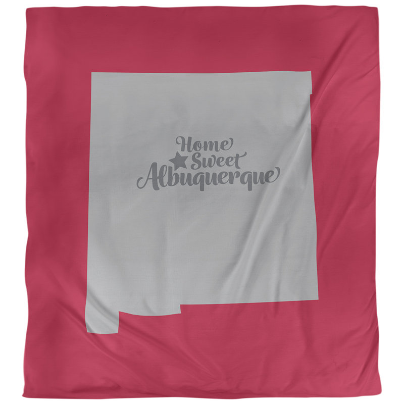 Housse de couette new mexico albuquerque, Rose, Microfibre