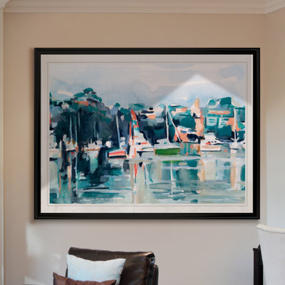 «Watercolor Bay II», reproduction sur toile