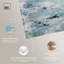 "Blue Profonds Serenity", reproduction d'art sur toile par Art Remedy, 30 x 36-135677070-135677065