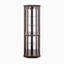 Vitrine d'angle vitrée d'angle pour vitrine de coin, vitrine d'angle pour le salon, armoire vitrée, collection Antique, vin et bar-1075149781
