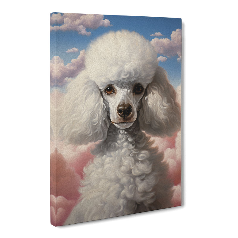 Poodle Realism - Wrapped Canvas, 76cm H x 50cm W x 3cm D