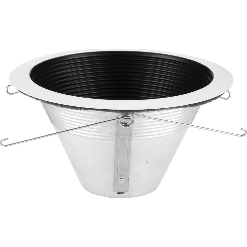 6" Recessed Step Baffle Trim For 6" Shallow Housing