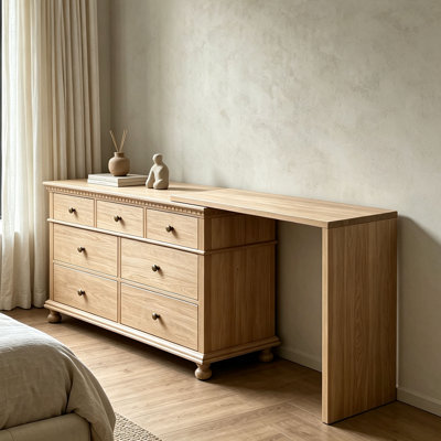 French style extendable dressing table