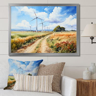 " Wind Turbines In Countryside II "