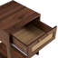 Table de bout en rotin de 15,75 po avec tiroir, table de chevet moderne, table d'appoint pour le salon et la chambre à coucher-387130982