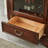 Maroon Solid Wood+Glass Display Cases