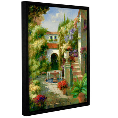Fontana Di Cortile - Print on Canvas