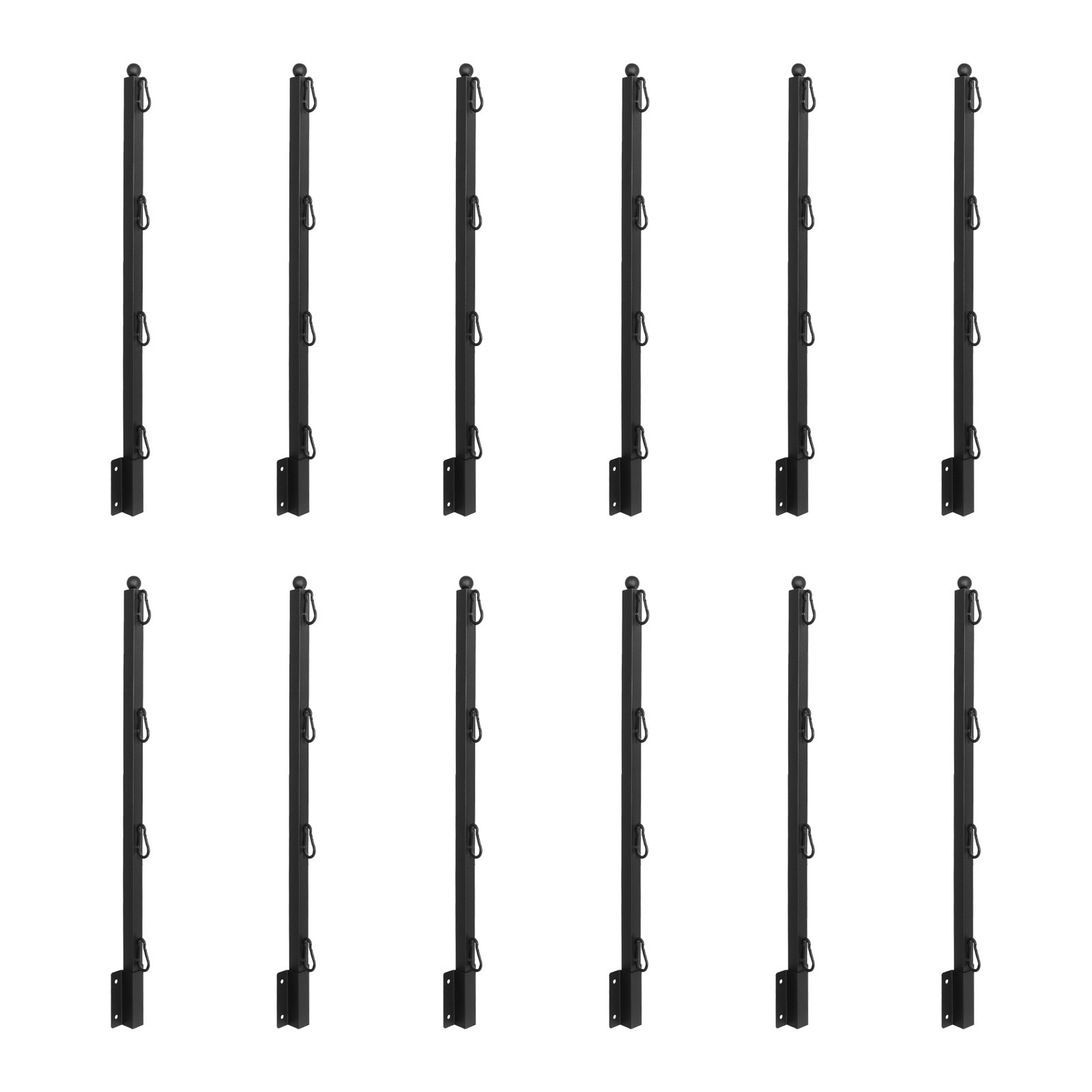 24 Pack Aluminum Fence Post Spacer 15mm, Easy-Install Gap Tool For Straight & Level Fencing, Fits Privacy, Garden & Decorative Barriers (Boards Not Included)