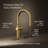 Kohler Crue Single Handle Pull Down Kitchen Faucet with Three-Function Pull Down Sprayer-62765642