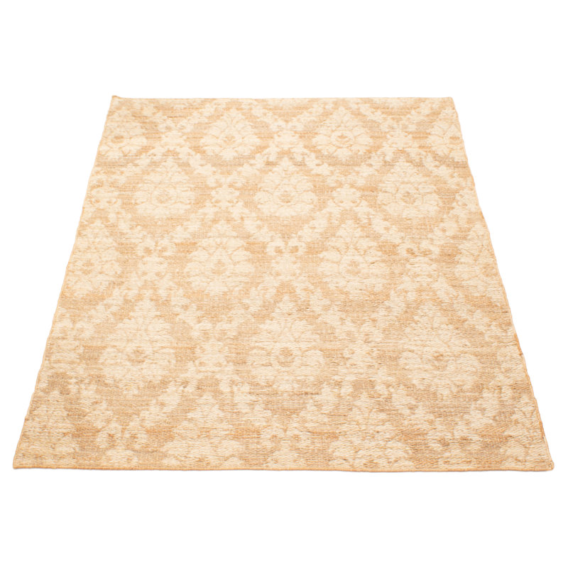 Tapis unique Kilim 5 pi 4 po x 7 pi 5 po Denizli brun clair Palas