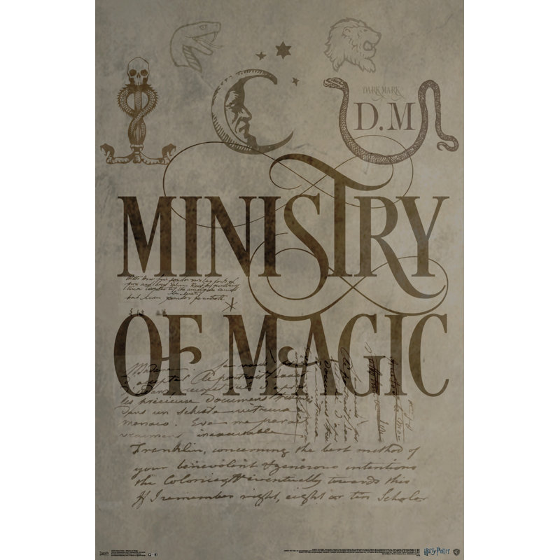 Impression sur papier harry potter-ministère de magic