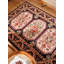 Tapis d'intérieur rectangulaire noir noué à la main en soie et laine noir crème-1769860908