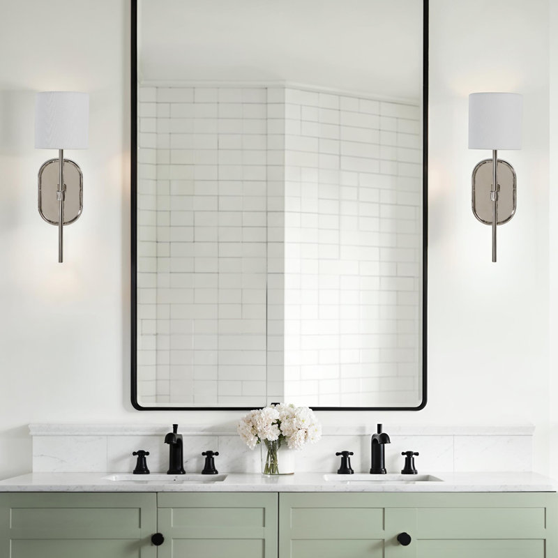 Applique murale Whitney, Nickel poli