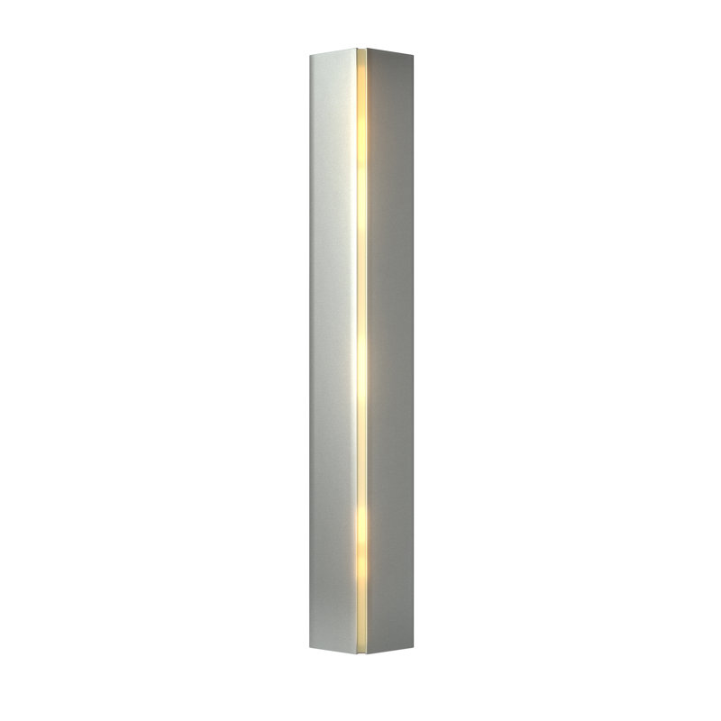Gallery Dimmable 8 Lbs Flush Mount Scone, Vintage Platinum, Red