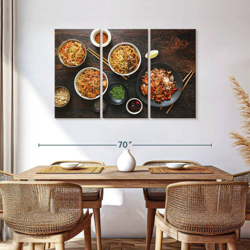 Bols de cuisine asiatique Yarlin, H 36 po x l 57 po