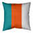 Turquoise / orange / blanc sélectionné