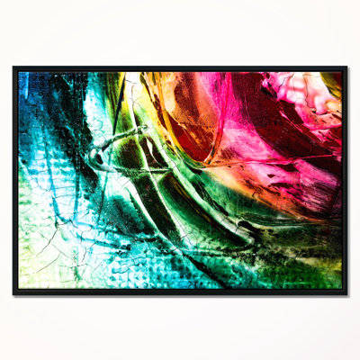 « abstract bouddha bouddhisme est », reproduction d’impression sur toile tendue encadrée