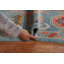 Tapis bleu All-Over Oushak 9 x 12