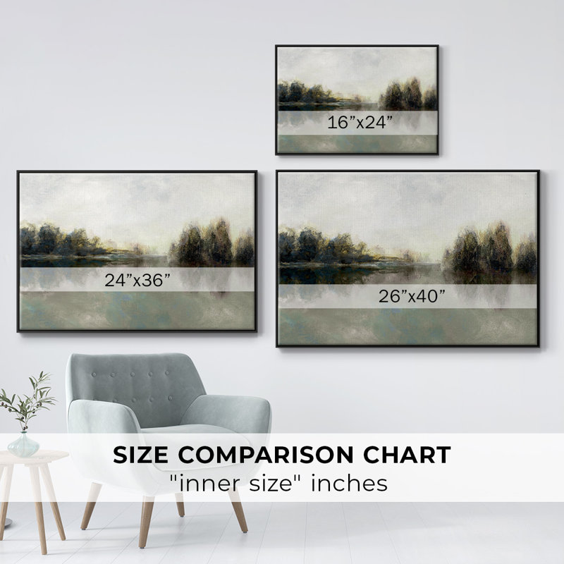 Rainy Sunset, reproduction d'art sur toile, Noir, H 17 po x l 25 po x P 2 po
