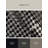Soft Plush Earls Preppy Checkered Area Rug in Gray – Black Binding-2119643224