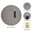 Modern Round Framed Wall Mounted Mirror-24520698-32223333