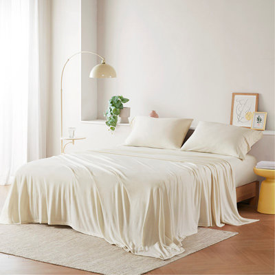 Ensemble de draps en tricot de coton toutes saisons