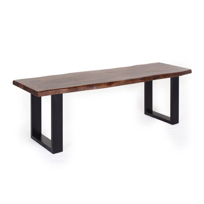 Towle Live Edge Solid Wood Bench by 17 Stories