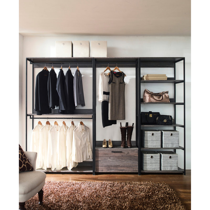 Walk-in avec rangement très profond et résistance à la rouille modulaire