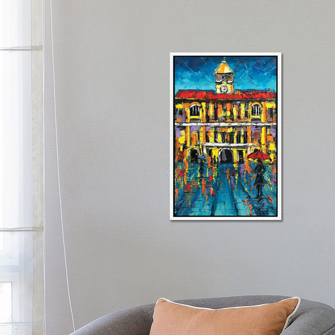 San Francisco Ferry Building von Lisa Elley - Galerie-verpackte Leinwand Giclée auf Leinwand