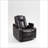Power Lift Recliner with Wireless Charging, Cup Holder &amp; Side Pockets | Walnut Brown PU Leather-462378908