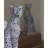 Blue+White Free Form Glass Steel+Sintered Stone Decorative Object