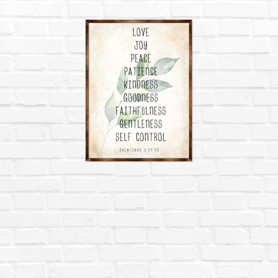 " Love Joy Peace "
