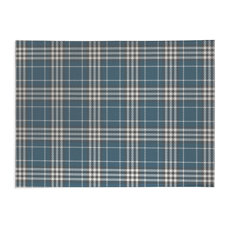 Tapis de bureau Christopher's, L 5 pi x L 3 pi, Bleu très foncé