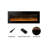 Bourg 50'' W Black Electric Fireplace