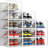 Clear Stackable Shoe Storage Boxes, Extra Large Plastic Shoe Organizers For Closet, Sturdy And Breathable Shoe Containers For Sneakers And Footwear-1198961645