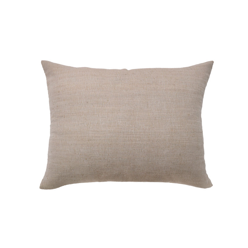Athena Pillow Cover & Insert, Natural, 28"H x 36"W, Rectangular