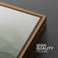 Emerald Green Mountain Range Abstract - Ensemble de 2 reproductions encadrées sur toile-98554172-98554175