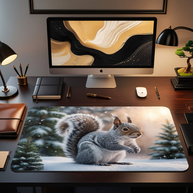Polyester Desk Pad, 31.5x15.5