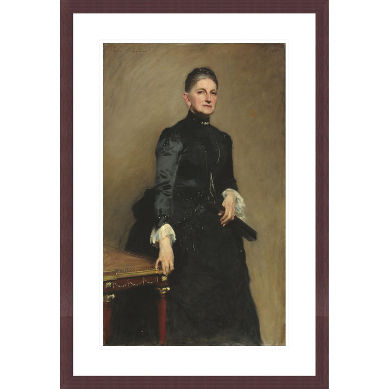 «Eleanora O'Donnell Iselin» par John Singer Sargent, impression giclée encadrée, H 29,5 po x l 20,36 po