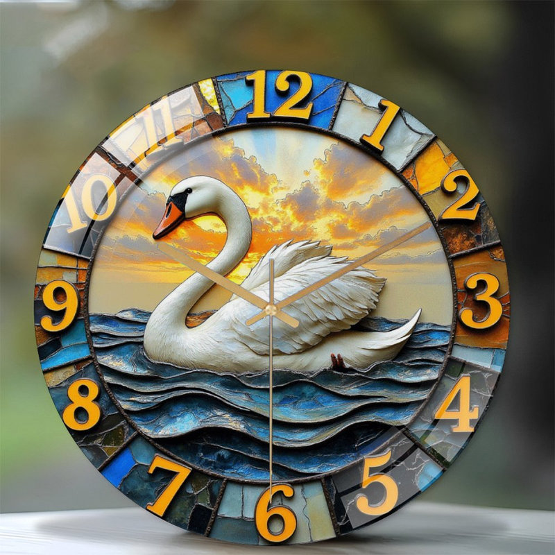 Horloge murale élégante 12 po