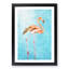 Flamingo Bird - Picture Frame Painting Print-56740049-56740050