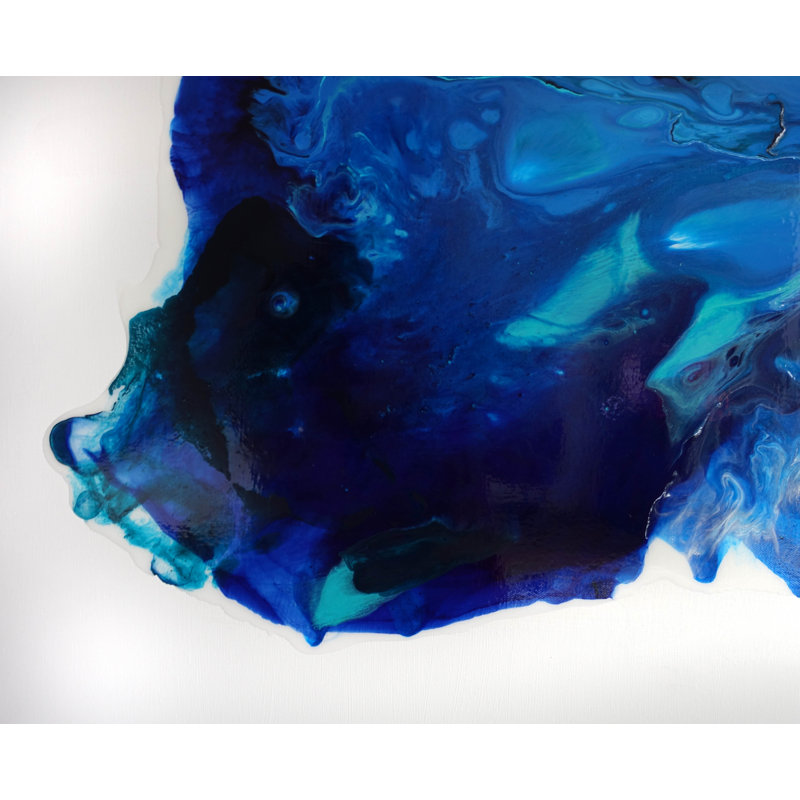 Depth Of Blue Painting by Cynthia White