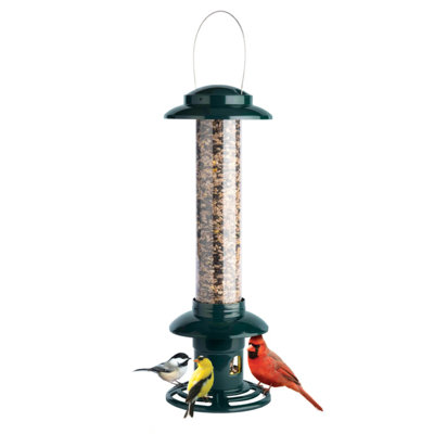 Squirrel Buster Evolution Bird Feeder with Double Cardinal Ring