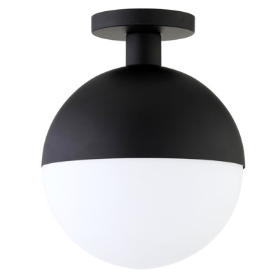 Glass Semi Flush Mount