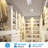 5CCT 3-Light Ceiling Track Spotlights Dimmable, CRI90, Flush Mount Adjustable Light, White