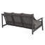 Canapé d'extérieur Terrace en aluminium graphite carbone